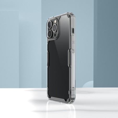 Nillkin Nature Pro dėklas iPhone 14 Pro šarvuotas dangtelis skaidrus dangtelis