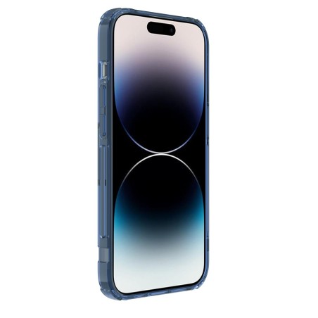 Nillkin Nature Pro dėklas iPhone 14 Pro šarvuotas dangtelis mėlynas dangtelis Nillkin Nature Pro dėklas iPhone 14 Pro šarvuotas dangtelis mėlynas dangtelis