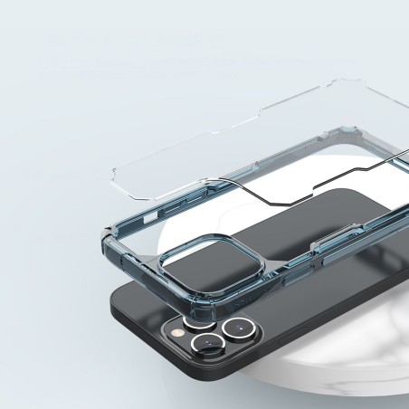 Nillkin Nature Pro dėklas iPhone 14 Pro šarvuotas dangtelis mėlynas dangtelis Nillkin Nature Pro dėklas iPhone 14 Pro šarvuotas dangtelis mėlynas dangtelis