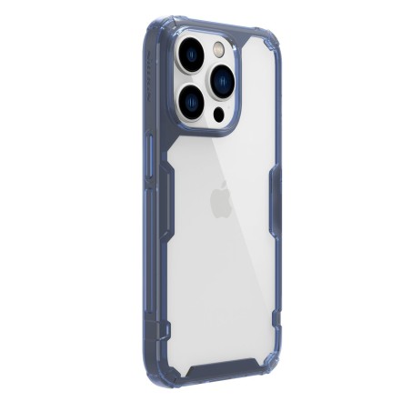 Nillkin Nature Pro dėklas iPhone 14 Pro šarvuotas dangtelis mėlynas dangtelis Nillkin Nature Pro dėklas iPhone 14 Pro šarvuotas dangtelis mėlynas dangtelis