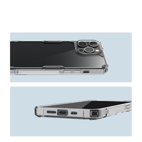 Nillkin Nature Pro dėklas iPhone 14 Pro šarvuotas dangtelis mėlynas dangtelis Nillkin Nature Pro dėklas iPhone 14 Pro šarvuotas dangtelis mėlynas dangtelis