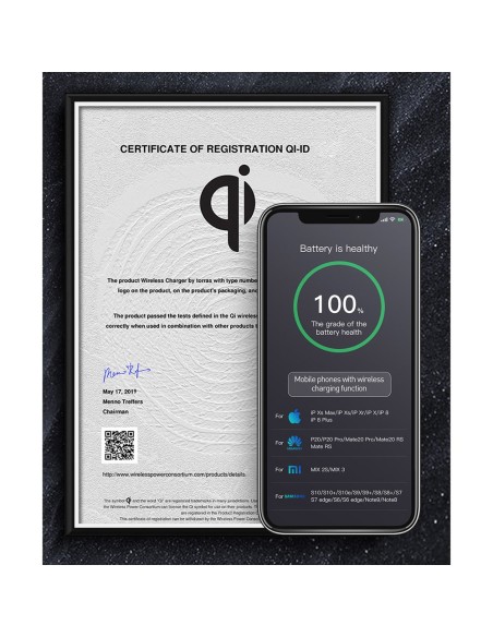 Automatinis elektromobilio laikiklis Qi belaidis įkroviklis 15W juodas Automatinis elektromobilio laikiklis Qi belaidis įkroviklis 15W juodas