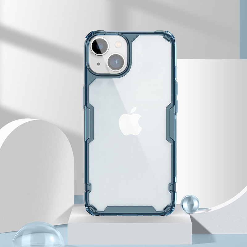 Nillkin Nature Pro iPhone 14 Plus dėklas, šarvuotas dangtelis, skaidrus dangtelis