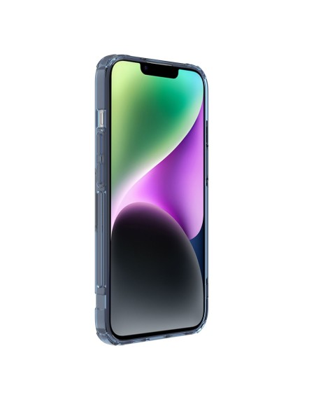 Nillkin Nature Pro iPhone 14 Plus dėklas, šarvuotas dangtelis, mėlynas dangtelis