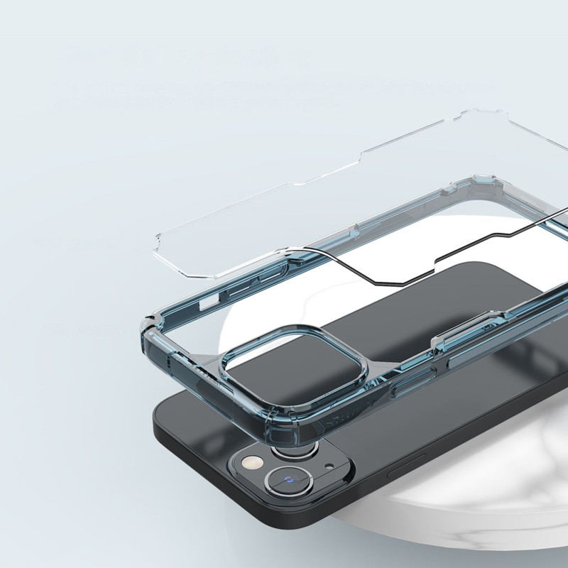 Nillkin Nature Pro iPhone 14 Plus dėklas, šarvuotas dangtelis, mėlynas dangtelis