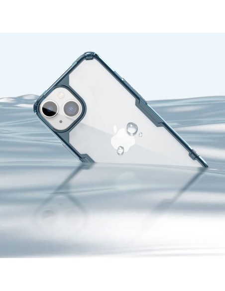 Nillkin Nature Pro iPhone 14 Plus dėklas, šarvuotas dangtelis, mėlynas dangtelis