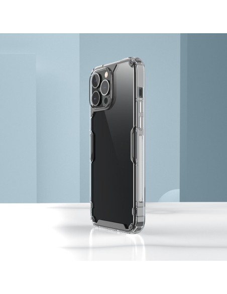 Nillkin Nature Pro dėklas iPhone 14 Pro Max šarvuotas dangtelis permatomas dangtelis Nillkin Nature Pro dėklas iPhone 14 Pro Max šarvuotas dangtelis permatomas dangtelis