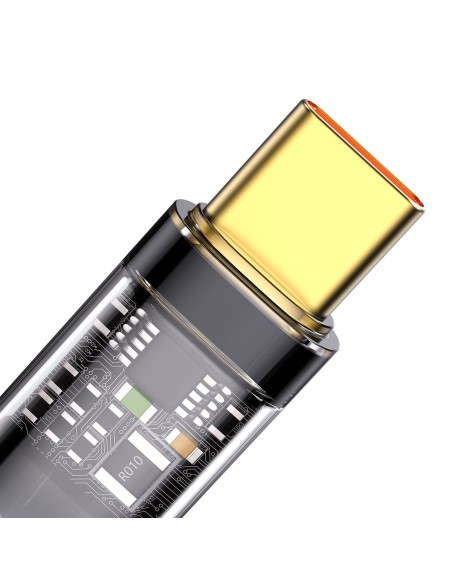 Explorer serijos USB laidas USB-C 100W 1 m juodas Explorer serijos USB laidas USB-C 100W 1 m juodas
