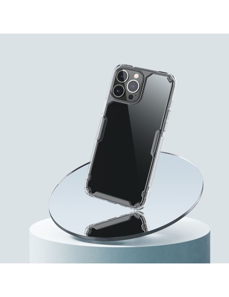 Nillkin Nature Pro dėklas iPhone 14 Pro Max šarvuotas dangtelis permatomas dangtelis Nillkin Nature Pro dėklas iPhone 14 Pro Max šarvuotas dangtelis permatomas dangtelis