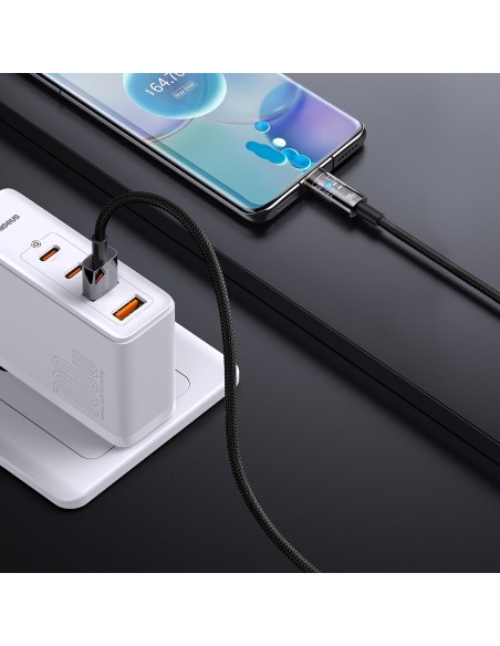 Explorer serijos USB laidas USB-C 100W 1 m juodas Explorer serijos USB laidas USB-C 100W 1 m juodas