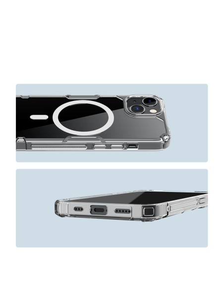 Nillkin Nature Pro Magnetic Case iPhone 14 magnetinis dėklas MagSafe skaidrus Nillkin Nature Pro Magnetic Case iPhone 14 magnetinis dėklas MagSafe skaidrus