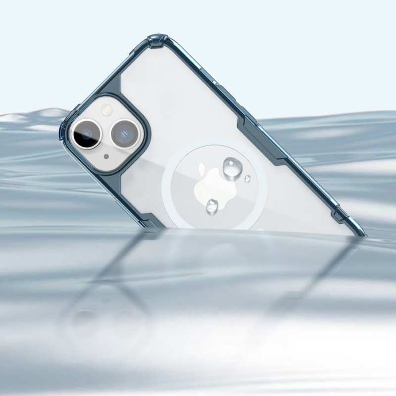 Nillkin Nature Pro Magnetic Case iPhone 14 magnetinis dėklas MagSafe skaidrus