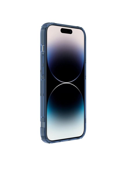 Nillkin Nature Pro Magnetic Case iPhone 14 Pro magnetinis dėklas MagSafe mėlynas Nillkin Nature Pro Magnetic Case iPhone 14 Pro magnetinis dėklas MagSafe mėlynas