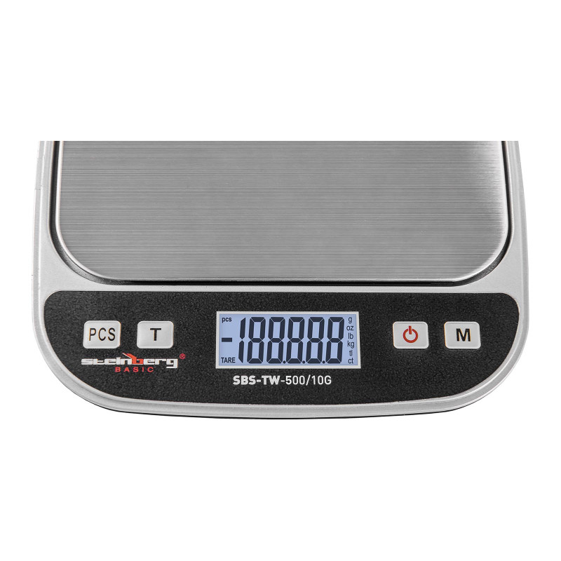 Tikslus laboratorinis svarstyklės SBS-TW-500/10G iki 500g / 0,01g