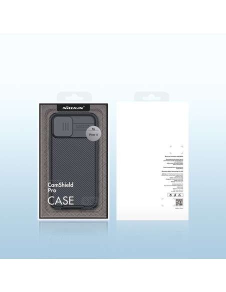 Nillkin CamShield Pro magnetinis dėklas iPhone 14 dangtelio kameros apsauga mėlyna (su MagSafe) Nillkin CamShield Pro magnetinis dėklas iPhone 14 dangtelio kameros apsauga mėlyna (su MagSafe)