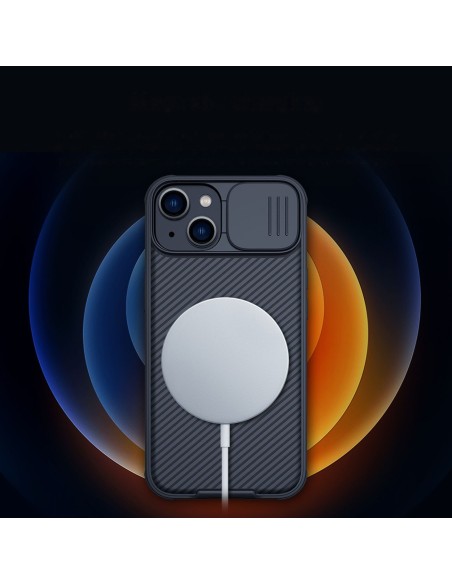 Nillkin CamShield Pro magnetinis dėklas iPhone 14 dangtelio kameros apsauga mėlyna (su MagSafe) Nillkin CamShield Pro magnetinis dėklas iPhone 14 dangtelio kameros apsauga mėlyna (su MagSafe)