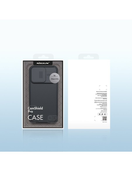 Nillkin CamShield Pro magnetinis dėklas iPhone 14 Pro dangtelio kameros apsauga mėlyna (su MagSafe) Nillkin CamShield Pro magnetinis dėklas iPhone 14 Pro dangtelio kameros apsauga mėlyna (su MagSafe)