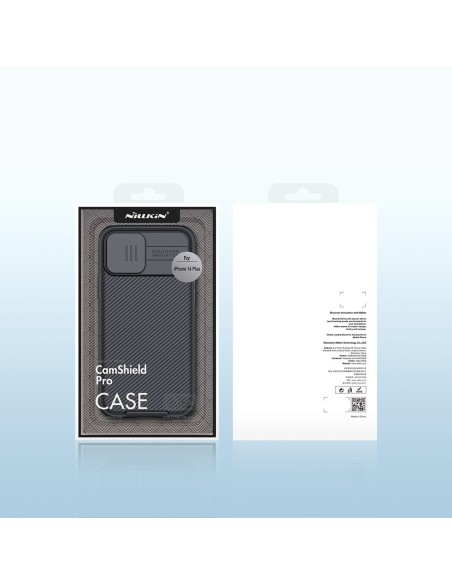Nillkin CamShield Pro magnetinis dėklas iPhone 14 Plus dangtelio kameros apsauga mėlyna (su MagSafe) Nillkin CamShield Pro magnetinis dėklas iPhone 14 Plus dangtelio kameros apsauga mėlyna (su MagSafe)