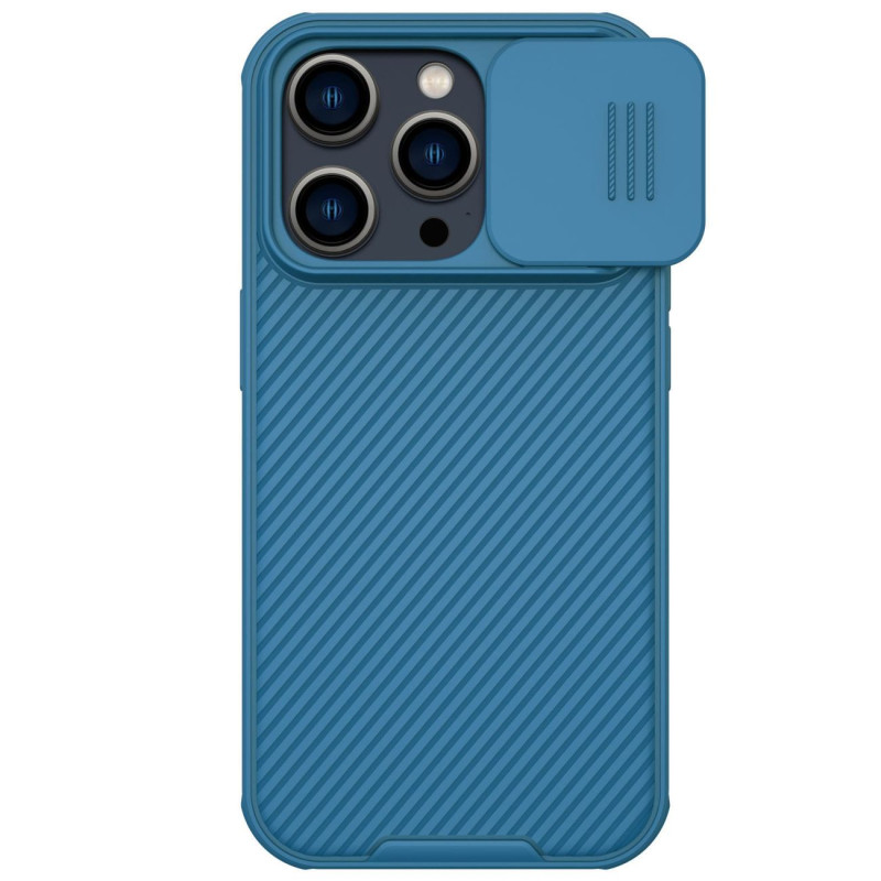 Nillkin CamShield Pro magnetinis dėklas iPhone 14 Pro Max dangtelio kameros apsauga mėlyna (su MagSafe) Nillkin CamShield Pro magnetinis dėklas iPhone 14 Pro Max dangtelio kameros apsauga mėlyna (su MagSafe)