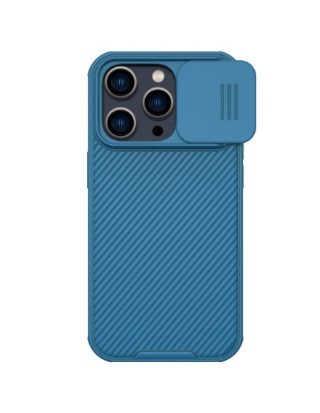 Nillkin CamShield Pro magnetinis dėklas iPhone 14 Pro Max dangtelio kameros apsauga mėlyna (su MagSafe) Nillkin CamShield Pro magnetinis dėklas iPhone 14 Pro Max dangtelio kameros apsauga mėlyna (su MagSafe)