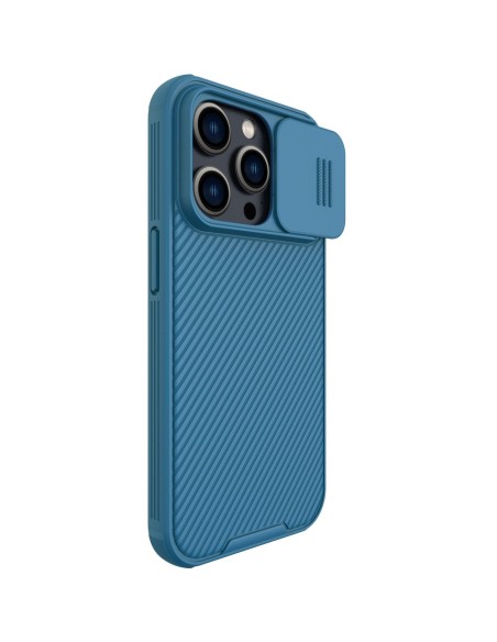 Nillkin CamShield Pro magnetinis dėklas iPhone 14 Pro Max dangtelio kameros apsauga mėlyna (su MagSafe) Nillkin CamShield Pro magnetinis dėklas iPhone 14 Pro Max dangtelio kameros apsauga mėlyna (su MagSafe)