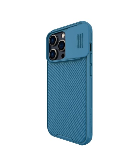 Nillkin CamShield Pro magnetinis dėklas iPhone 14 Pro Max dangtelio kameros apsauga mėlyna (su MagSafe) Nillkin CamShield Pro magnetinis dėklas iPhone 14 Pro Max dangtelio kameros apsauga mėlyna (su MagSafe)