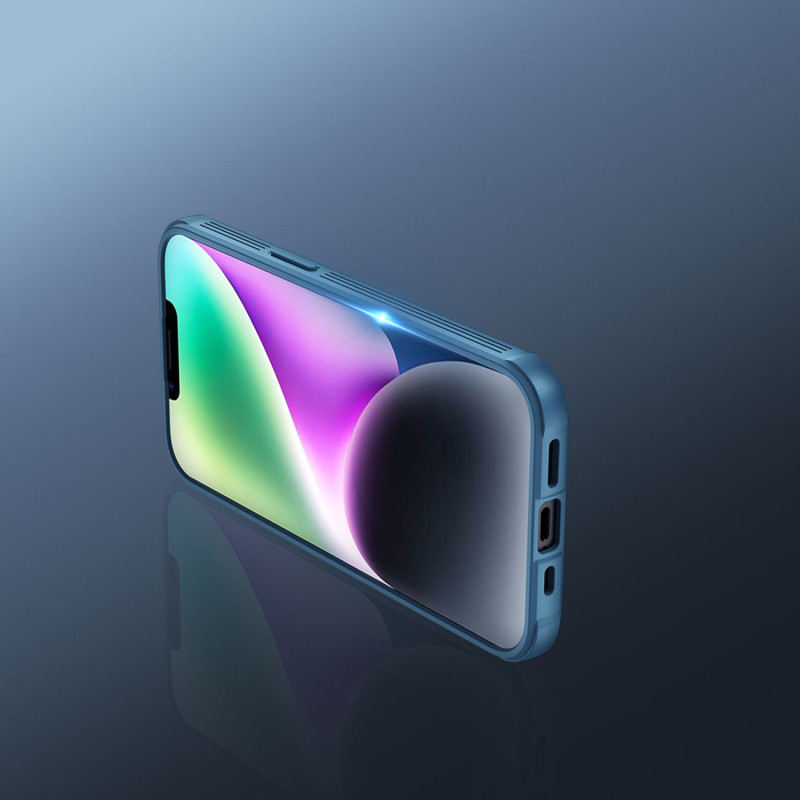 Nillkin CamShield Pro Case iPhone 14 / iPhone 13 Šarvuotos dangtelio kameros apsauga juoda