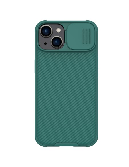 Nillkin CamShield Pro dėklas iPhone 14 Case Armored Cover Camera Protector Green Nillkin CamShield Pro dėklas iPhone 14 Case Armored Cover Camera Protector Green