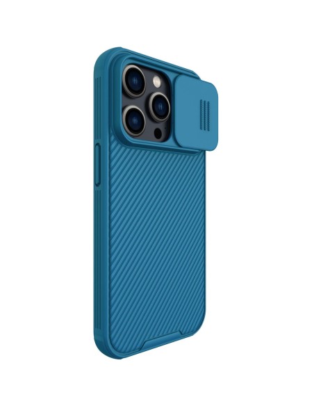 Nillkin CamShield Pro Case iPhone 14 Pro Armored Cover Camera Protector Mėlyna Nillkin CamShield Pro Case iPhone 14 Pro Armored Cover Camera Protector Mėlyna