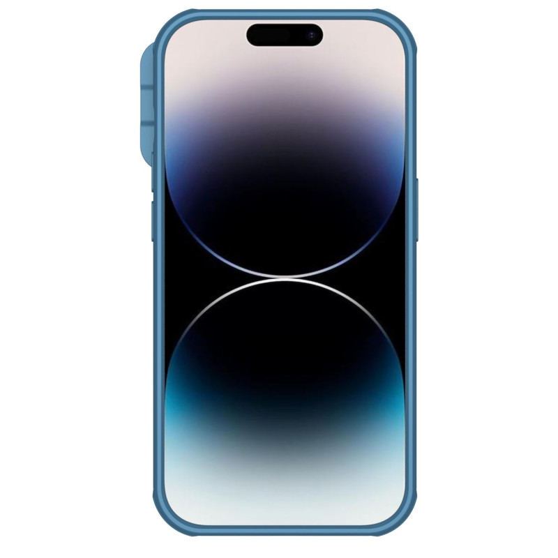 Nillkin CamShield Pro Case iPhone 14 Pro Armored Cover Camera Protector Mėlyna