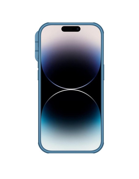 Nillkin CamShield Pro Case iPhone 14 Pro Armored Cover Camera Protector Mėlyna Nillkin CamShield Pro Case iPhone 14 Pro Armored Cover Camera Protector Mėlyna