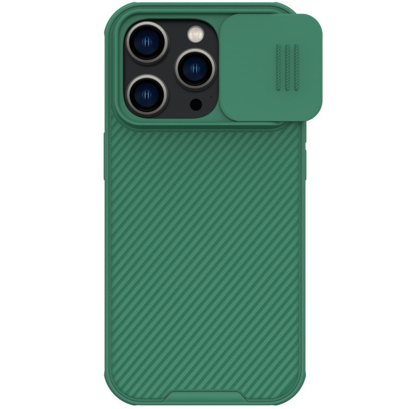 Nillkin CamShield Pro Case iPhone 14 Pro Armored Cover Camera Protector Protector Green