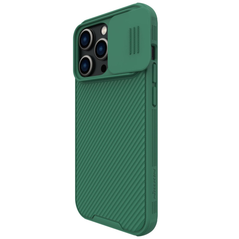 Nillkin CamShield Pro Case iPhone 14 Pro Armored Cover Camera Protector Protector Green