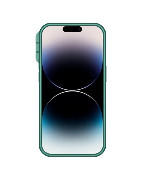 Nillkin CamShield Pro Case iPhone 14 Pro Armored Cover Camera Protector Protector Green Nillkin CamShield Pro Case iPhone 14 Pro Armored Cover Camera Protector Protector Green