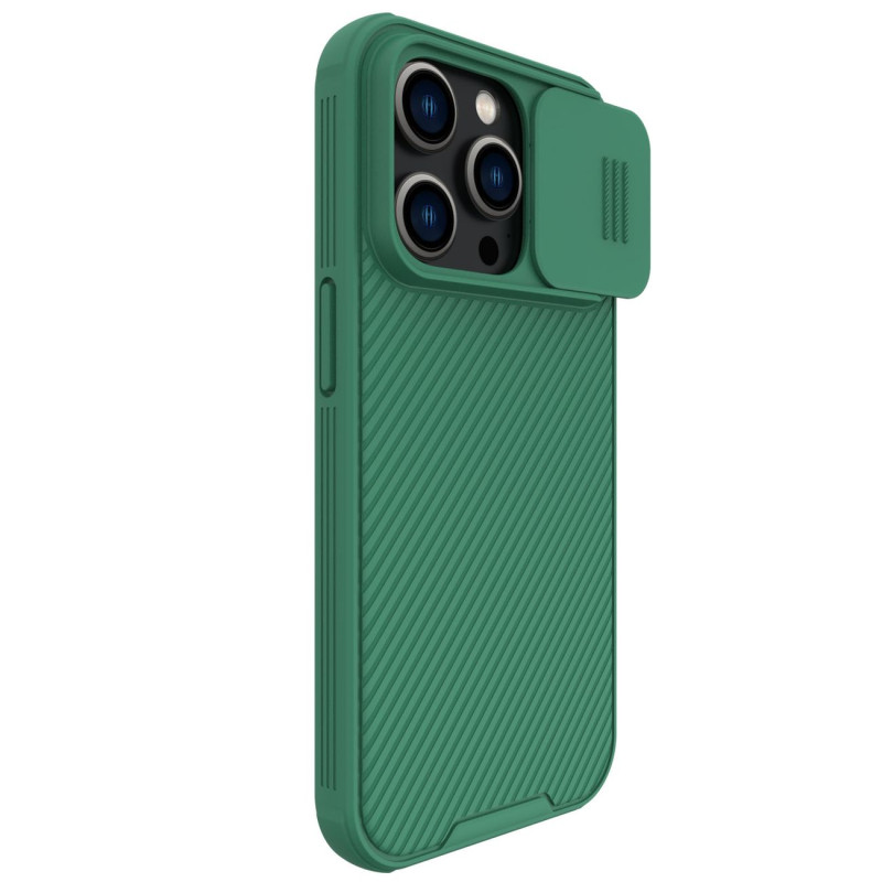 Nillkin CamShield Pro Case iPhone 14 Pro Armored Cover Camera Protector Protector Green