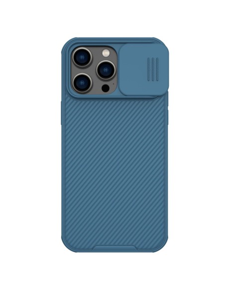 Nillkin CamShield Pro Case iPhone 14 Pro Max Armored Cover Camera Protector Blue