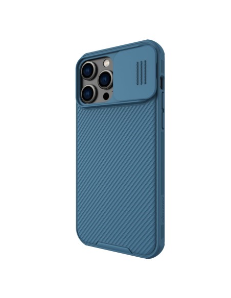 Nillkin CamShield Pro Case iPhone 14 Pro Max Armored Cover Camera Protector Blue