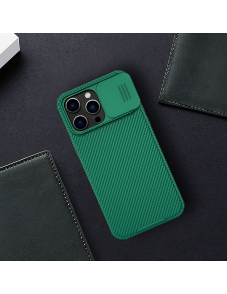 Nillkin CamShield Pro Case iPhone 14 Pro Max Armored Cover Camera Protector Blue