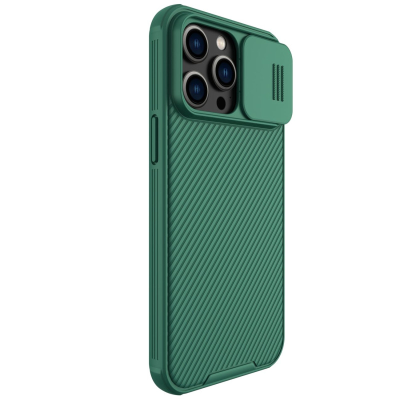 Nillkin CamShield Pro Case iPhone 14 Pro Max Armored Cover Camera Protector Protector Green
