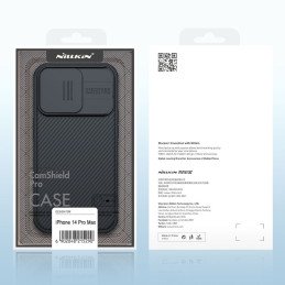 Nillkin CamShield Pro Case iPhone 14 Pro Max Armored Cover Camera Protector Protector Green