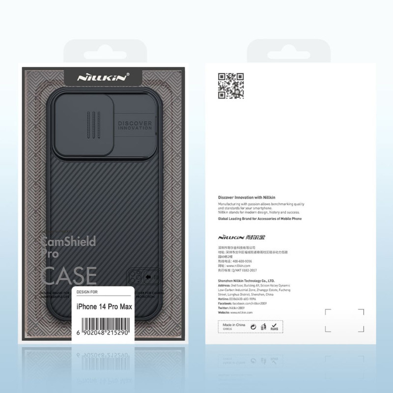Nillkin CamShield Pro Case iPhone 14 Pro Max Armored Cover Camera Protector Protector Green