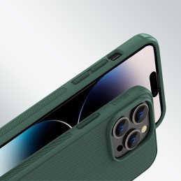 Nillkin Super Frosted Shield Pro dėklas iPhone 14 Pro galinis dangtelis juodas