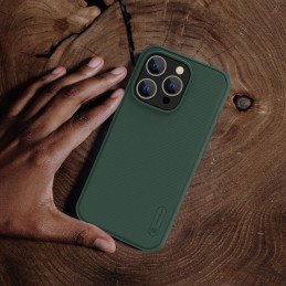 Nillkin Super Frosted Shield Pro dėklas iPhone 14 Pro galinis dangtelis juodas