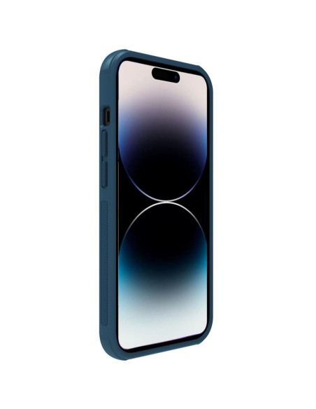 Nillkin Super Frosted Shield Pro dėklas, skirtas iPhone 14 Pro galinio dangtelio mėlynos spalvos Nillkin Super Frosted Shield Pro dėklas, skirtas iPhone 14 Pro galinio dangtelio mėlynos spalvos