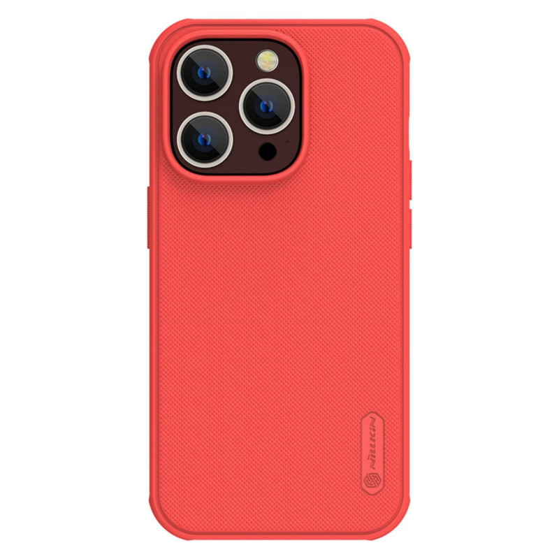 Nillkin Super Frosted Shield Pro dėklas iPhone 14 Pro galinis dangtelis raudonas
