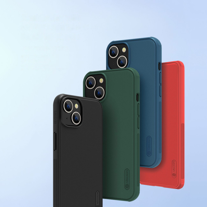 Nillkin Super Frosted Shield Pro dėklas iPhone 14 Plus galinis dangtelis juodas