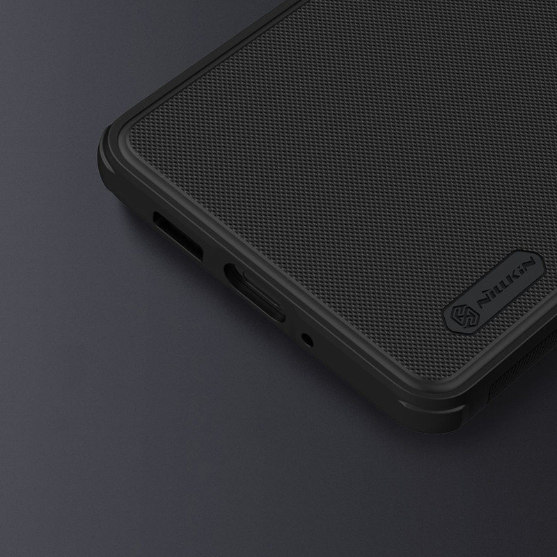 Nillkin Super Frosted Shield Pro dėklas iPhone 14 Plus galinis dangtelis juodas