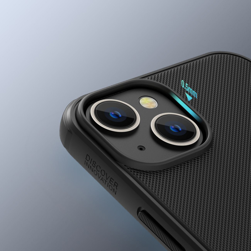 Nillkin Super Frosted Shield Pro dėklas iPhone 14 Plus galinis dangtelis juodas