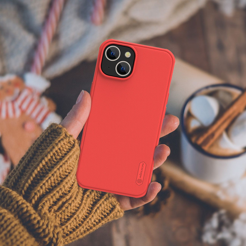 Nillkin Super Frosted Shield Pro dėklas iPhone 14 Plus galinis dangtelis juodas