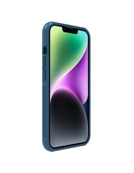 Nillkin Super Frosted Shield Pro dėklas, skirtas iPhone 14 Plus galinio dangtelio mėlynos spalvos Nillkin Super Frosted Shield Pro dėklas, skirtas iPhone 14 Plus galinio dangtelio mėlynos spalvos
